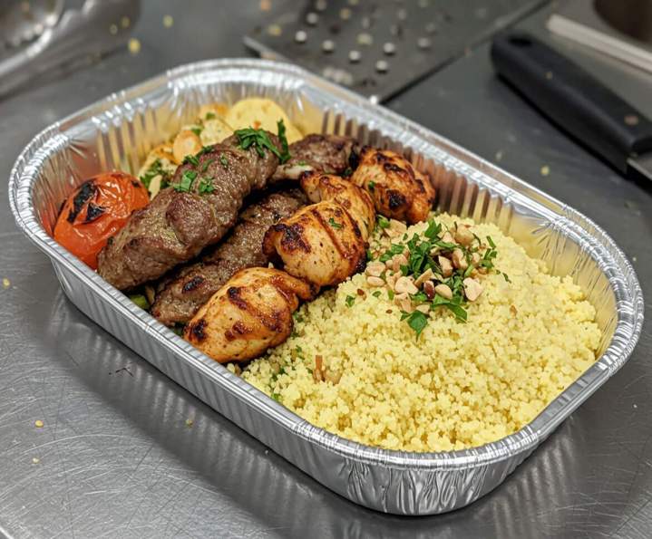 Plat halal à emporter Nîmes